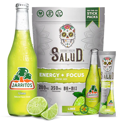 TikTok Stand Alone: Energy + Focus, Salud x Jarritos: Lime