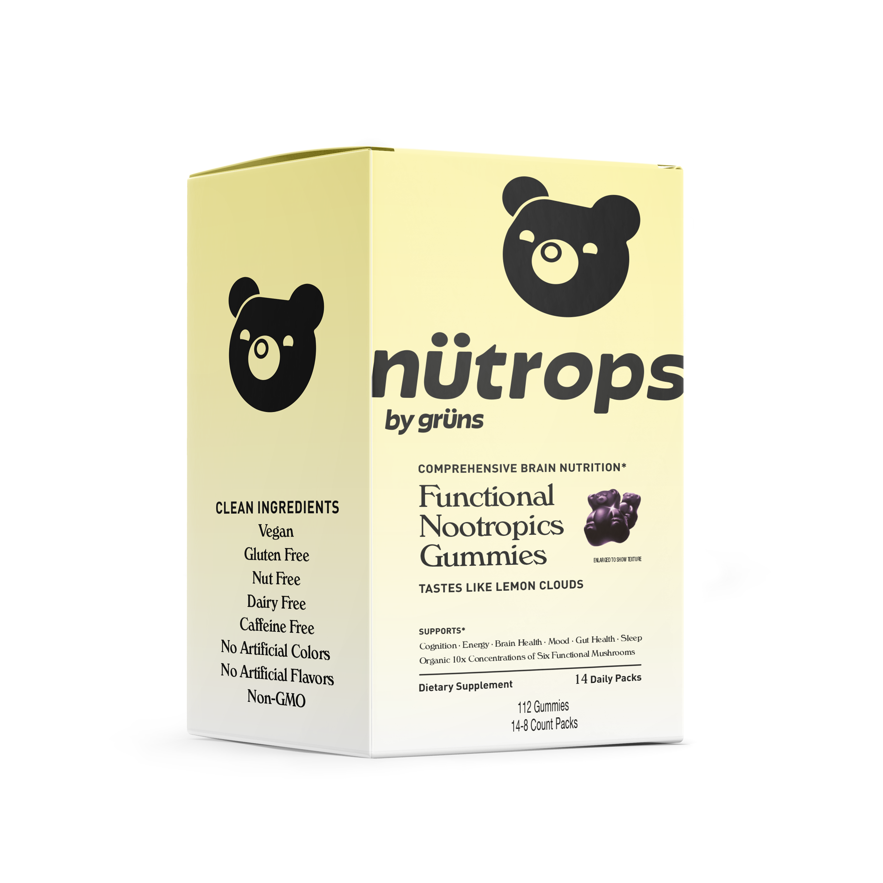 Nütrops Adult Functional Nootropics Gummies, 14 Servings