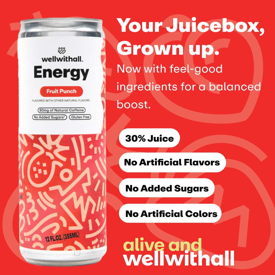 12-Pack Fruit Punch Energy Drink