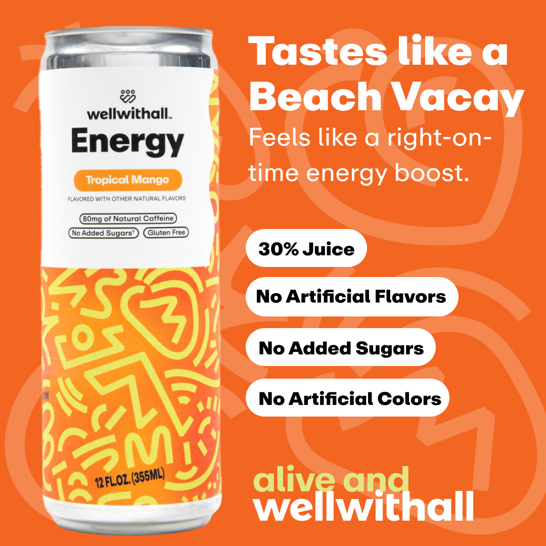 12-Pack Tropical Mango Energy Drink