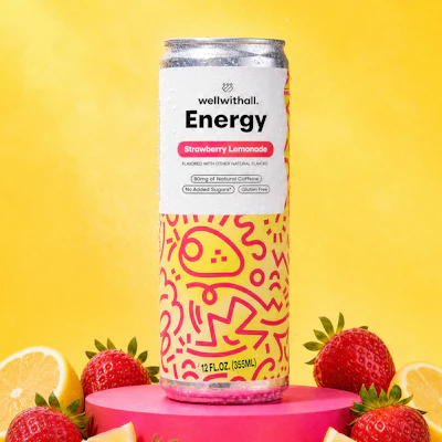 12-Pack Strawberry Lemonade Energy Drink