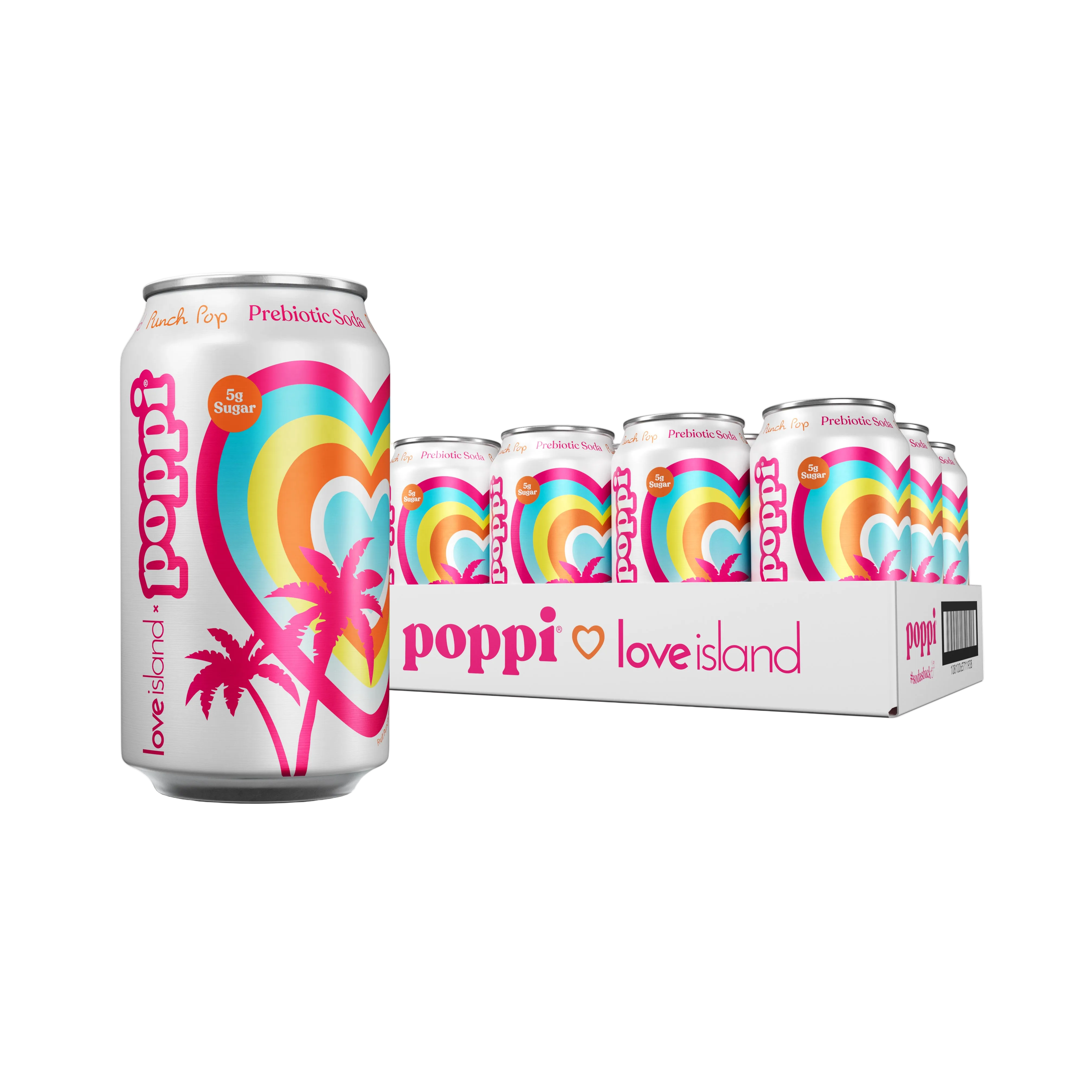 AMAZON SAMPLES: poppi, Punch Pop, 12oz (Pack of 12)