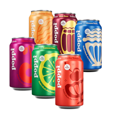 AMAZON SAMPLES: poppi, Major Mix, 12oz (Pack of 12)