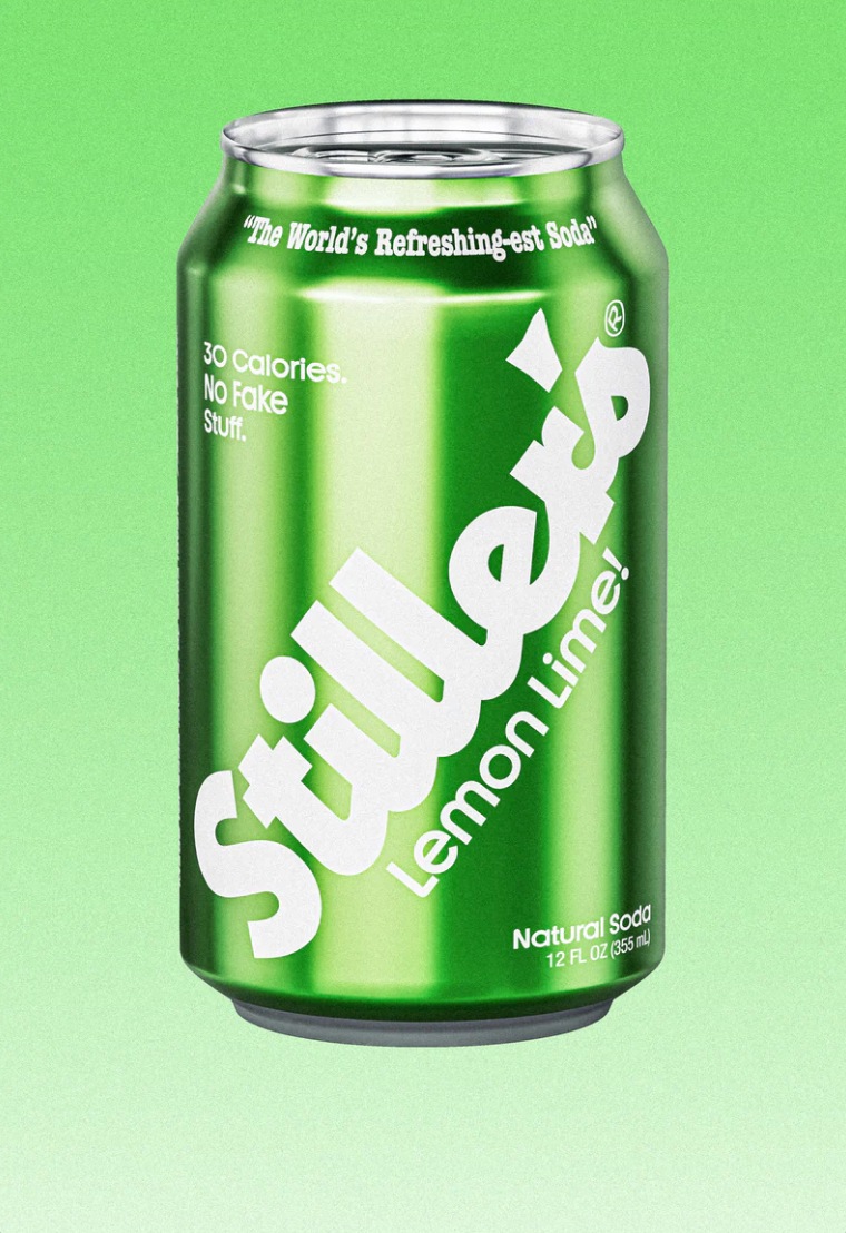 Stiller's Soda — Lemon Lime, 12-count